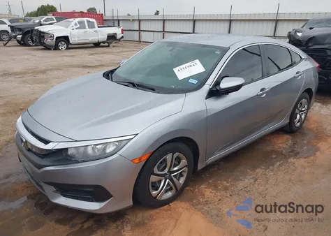 2017 Honda Civic Lx из США, поврежденный, VIN 19XFC2F56HE226062